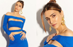 Kriti Sanon’s displays toned figure in blue cutout dress, See pics